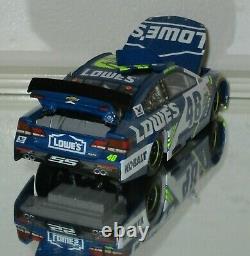 2017 JIMMIE JOHNSON #48 LOWE'S DUAL AUTOGRAPHED 1/24 car#588 WithJSA COA RARE WOW