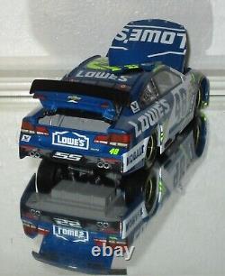 2017 JIMMIE JOHNSON #48 LOWE'S DUAL AUTOGRAPHED CAR#588 WithJSA COA AWESOME