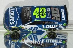 2017 JIMMIE JOHNSON #48 LOWE'S DUAL AUTOGRAPHED CAR#588 WithJSA COA AWESOME