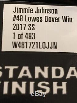 2017 Jimmie Johnson #48 Dual Autographed Lowe's Dover Race Win 1/24 DieCast