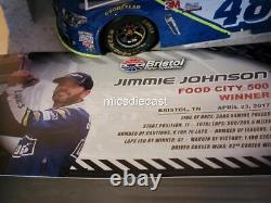 2017 Jimmie Johnson #48 Lowes Bristol Win HOTO 124 DAMAGE Action Diecast 648