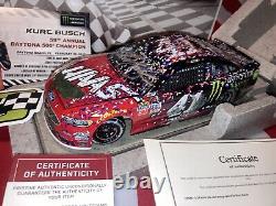 2017 Kurt Busch AUTOGRAPHED Daytona 500 Win NASCAR Diecast 124 NEW #162/ 2,141