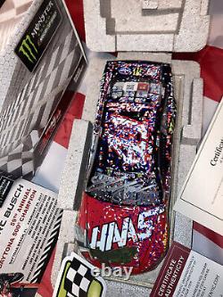 2017 Kurt Busch AUTOGRAPHED Daytona 500 Win NASCAR Diecast 124 NEW #162/ 2,141