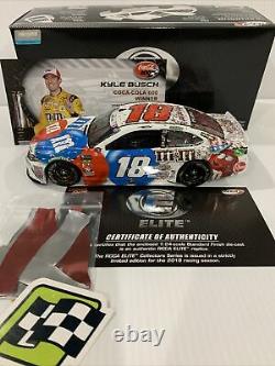 2018 #18 Kyle Busch M&Ms Red White & Blue Charlotte Win ELITE