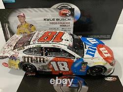 2018 #18 Kyle Busch M&Ms Red White & Blue Charlotte Win ELITE