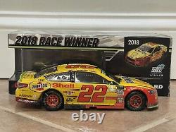 2018 Joey Logano Shell Pennzoil Homestead Win 1x Champion Action ARC NASCAR 1/24