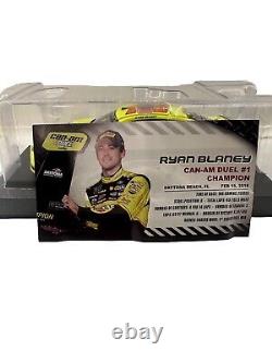 2018 Ryan Blaney #12 Menards Can-Am Duel #1 Win Signed 124 NASCAR Action MIB