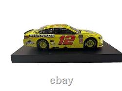 2018 Ryan Blaney #12 Menards Can-Am Duel #1 Win Signed 124 NASCAR Action MIB