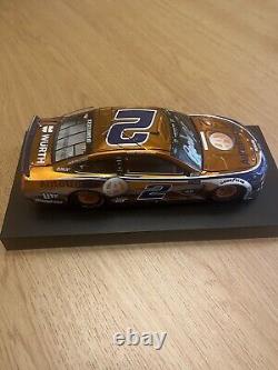 2019 Brad Keselowski Autographed Atlanta Win Color Chrome Diecast ONLY 12 MADE