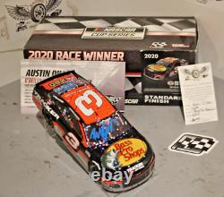 2020 Austin Dillon Bass Pro Texas Win 1/24 Action NASCAR Autographed Diecast