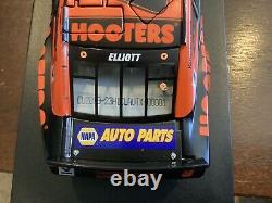 2020 CHASE ELLIOTT HOOTERS DIN #1 AUTOGRAPHED SIGNED 1/24 ACTION w COA SERIAL #1