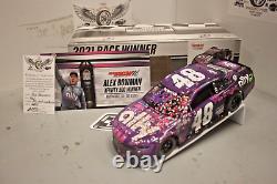 2021 Alex Bowman Ally Martinsville Win 1/24 Action NASCAR Diecast Autographed