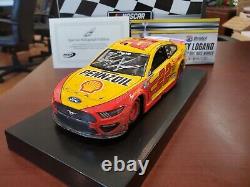2021 Joey Logano #22 Shell Pennzoil Bristol Win Autographed 124 Action NEW