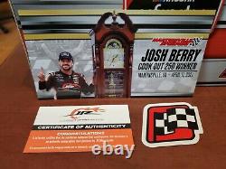 2021 Josh Berry #8 Chevy Martinsville Win Dual Autograph 124 NASCAR Action NEW