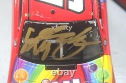 2021 Kyle Busch Skittles Gummies COTA Win 1/24 Action NASCAR Diecast Autographed