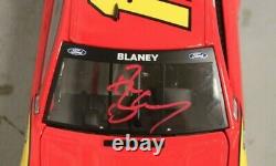 2021 Ryan Blaney Advance Auto Parts 1/24 Action Elite NASCAR Diecast Autographed