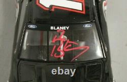 2021 Ryan Blaney Advance Auto Throwback 1/24 Action NASCAR Diecast Autographed