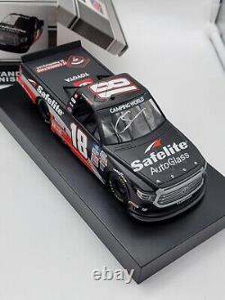 2021 Signed #18 Chandler Smith Safelite Truck 1/24 Action NASCAR Diecast