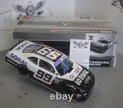 2022 Stefan Parsons Skoal Throwback 1/24 Action NASCAR Diecast Duel Autographed