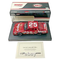 2024 KEN SCHRADER 1/24 AUTOGRAPHED #25 1988 Folgers Talladega Win 120 Made