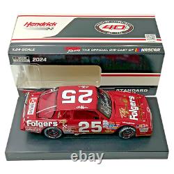 2024 KEN SCHRADER 1/24 AUTOGRAPHED #25 1988 Folgers Talladega Win 120 Made