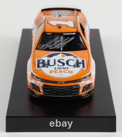 2024 ROSS CHASTAIN #1 BUSCH LIGHT PEACH AUTOGRAPHED CAR#413/528 WithCOA AWESOME