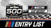 2025 Nascar Cup Series Entry List For The Daytona 500