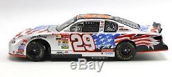 #29 Kevin Harvick Tribute Flag 2002 Monte Carlo Action 10th NASCAR Diecast 124