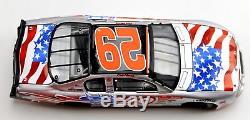 #29 Kevin Harvick Tribute Flag 2002 Monte Carlo Action 10th NASCAR Diecast 124