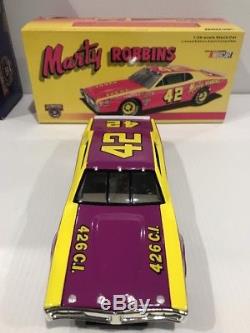 #42 Marty Robbins 1974 Dodge Charger 1/24 Clear Window Car Action historical