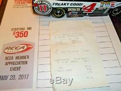 #4 Harvick 2016 Autographed Jimmy Johns SS in victory lane 124 Prototype no DIN