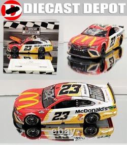 AUTOGRAPHED BUBBA WALLACE 2021 TALLADEGA 1st WIN MCDONALDS RACED VERSION 1/24 AC