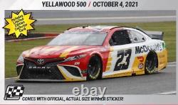 AUTOGRAPHED BUBBA WALLACE 2021 TALLADEGA 1st WIN MCDONALDS RACED VERSION 1/24 AC