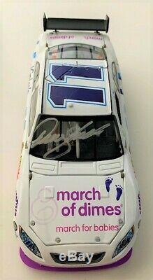 AUTOGRAPHED Denny Hamlin 2008 FedEx Kinkos March of Dimes 1/24 Diecast