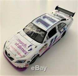 AUTOGRAPHED Denny Hamlin 2008 FedEx Kinkos March of Dimes 1/24 Diecast