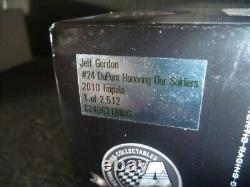 Action 124 Jeff Gordon #24 DuPont Honoring Our Soldiers 2010 Impala 1 of 2,512