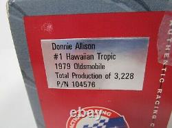 Action 1/24 Historical Series Donnie Allison #1 Hawaiian Tropic 1979 Olds Read