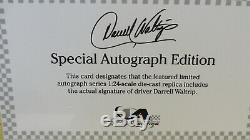 Action 1/24 Nascar Darrell Waltrip #17 Tide Winner 1989 Monte Carlo Autographed