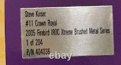 Action Crown Royal Iroc Series Steve Kinser #11 2005 Firebird Iroc xtreme 124