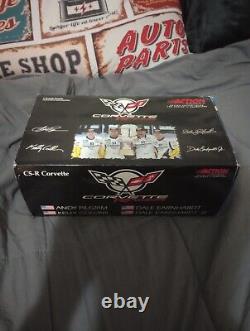 Action Dale Earnhardt C5-R Corvette Racing 2001 118 Diecast Metal Yellow NASCAR