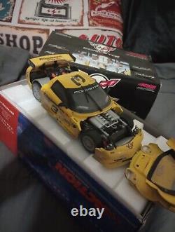 Action Dale Earnhardt C5-R Corvette Racing 2001 118 Diecast Metal Yellow NASCAR