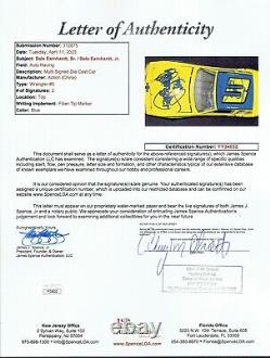 Action Dale Earnhardt Wrangler 1984 Dale Earnhardt Jr. Dual Signed JSA 1/24