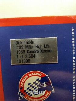 Action Dick Trickle Miller High Life 1989 Chevy Camaro Xtreme 1/24 ASA Car