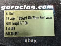 Action Elite #9 Bill Elliott Brickyard 400 Winner Raced Version 1 Of 600