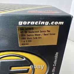 Action Elite Dale Earnhardt #3 1998 Goodwrench Service+ Monte Carlo (Raced) 124