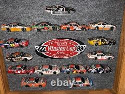 Action NASCAR 2003 Victory Lap 14 Car Set WithOak Display Case Earnhardt Sr 1/3492