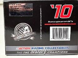 Action Racing 124 Scale 2010 Jimmie Johnson Bristol Win Gold Chrome with Box