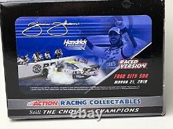 Action Racing 124 Scale 2010 Jimmie Johnson Bristol Win Gold Chrome with Box