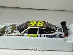 Action Racing 124 Scale 2010 Jimmie Johnson Bristol Win Gold Chrome with Box