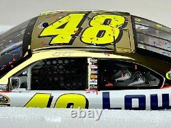 Action Racing 124 Scale 2010 Jimmie Johnson Bristol Win Gold Chrome with Box